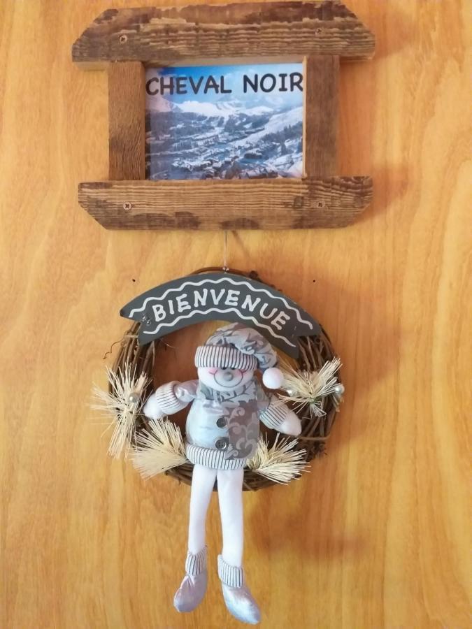Chalet Lucie Le Cheval Noir Valmorel Bagian luar foto