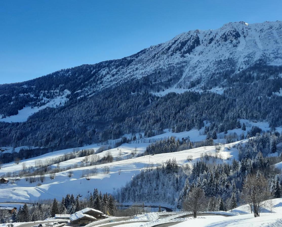 Chalet Lucie Le Cheval Noir Valmorel Bagian luar foto